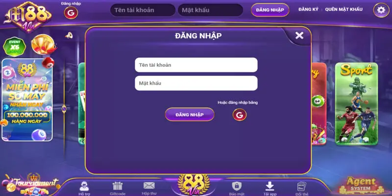Hướng dẫn đăng nhập M88vin dễ dàng trên máy tính 